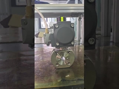 効率的なオン/オフ制御: 激しいメディアのための超コンパクトの気圧ボールバルブ