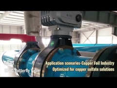 GRAT 電気 CPVC バタフライバルブ