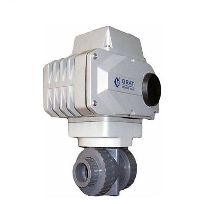 化学耐性 UPVC 電球バルブスレッド接続 直通型